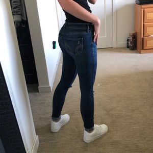 Skinny Cuffed Hollister Jeans